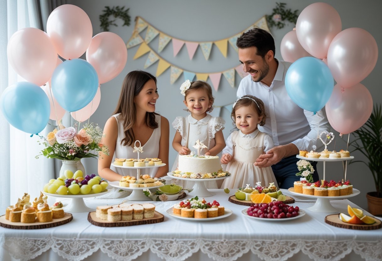 Sådan planlægger du en uforglemmelig barnedåb med lækker mad og barnedåb pynt